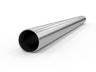 Welded round steel tube.