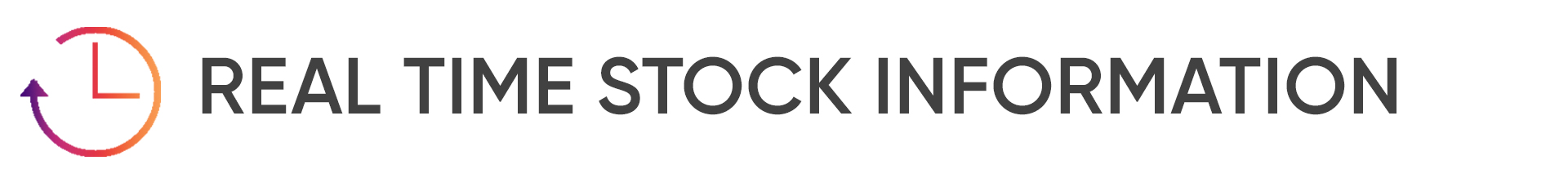 Temps réel du stock